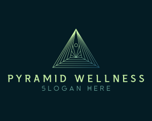 Pyramid Tech Developer logo design