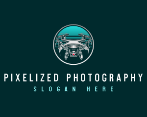 Surveillance Aerial Drone logo design