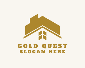 Gold Roof Realty logo design