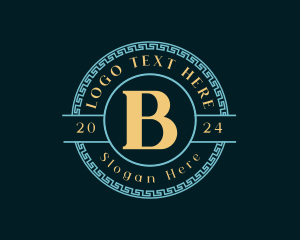 Greek Beta Letter Symbol logo