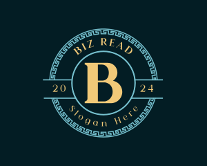 Greek Beta Symbol logo design