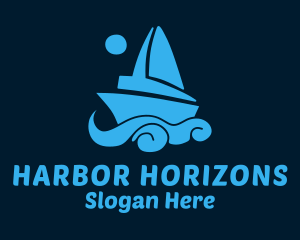 Nautical Sailboat Yacht logo