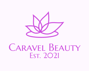 Beauty Lotus Petals logo design