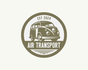 Hipster Van Automobile logo design