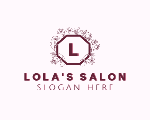 Botanical Flower Spa logo design