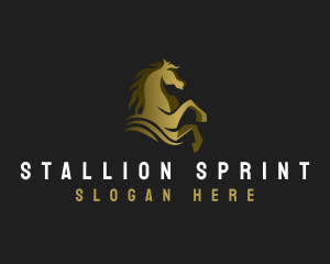 Wild Horse Stallion logo design