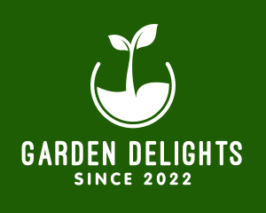 Seedling Gardening Farm  logo design