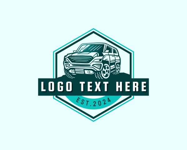 Mechanic SUV Automotive logo