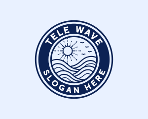 Beach Wave Resort  logo design