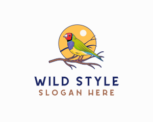 Wild Finch Bird logo design