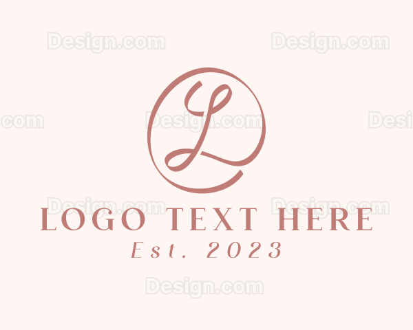 Beauty Salon Letter L Logo