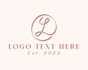 Beauty Salon Letter L logo