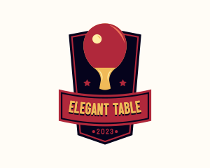 Table Tennis Varsity logo design