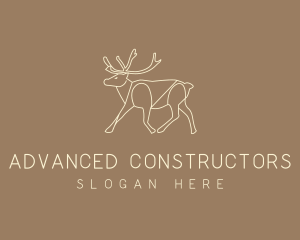 Stag Buck Wildlife logo design