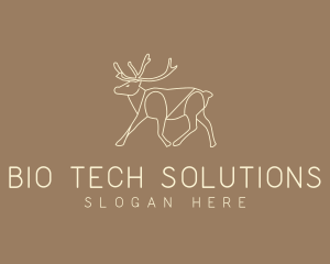 Stag Buck Wildlife logo design