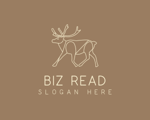 Stag Buck Wildlife logo design