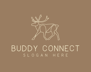 Stag Buck Wildlife logo design