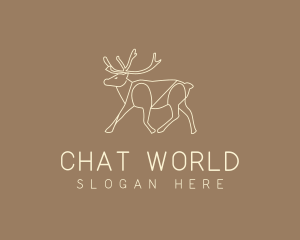 Stag Buck Wildlife logo design