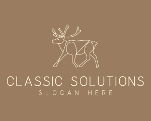 Stag Buck Wildlife logo design