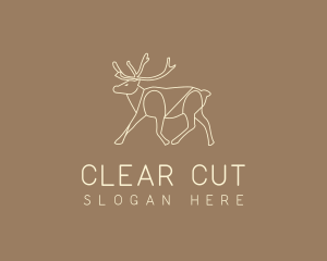 Stag Buck Wildlife logo design