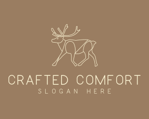 Stag Buck Wildlife logo design