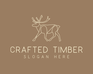 Stag Buck Wildlife logo design