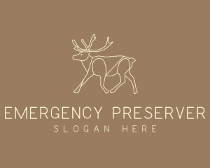 Stag Buck Wildlife logo design