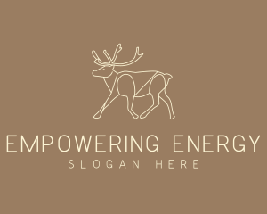 Stag Buck Wildlife logo design