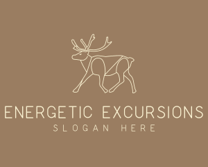 Stag Buck Wildlife logo design