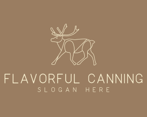 Stag Buck Wildlife logo design