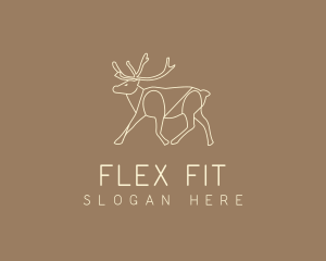 Stag Buck Wildlife logo design