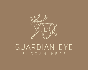 Stag Buck Wildlife logo design