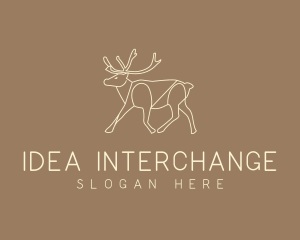 Stag Buck Wildlife logo design