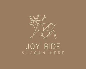 Stag Buck Wildlife logo design