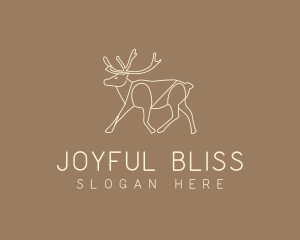 Stag Buck Wildlife logo design