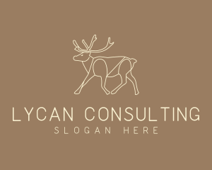 Stag Buck Wildlife logo design