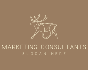 Stag Buck Wildlife logo design