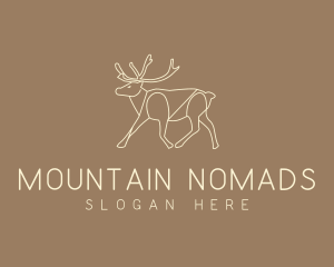 Stag Buck Wildlife logo design