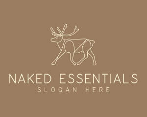 Stag Buck Wildlife logo design