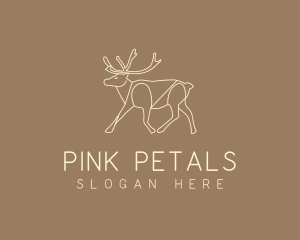 Stag Buck Wildlife logo design