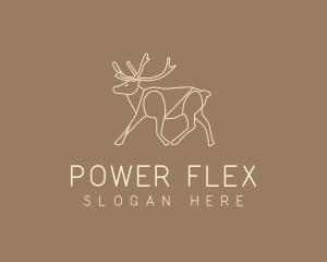 Stag Buck Wildlife logo design