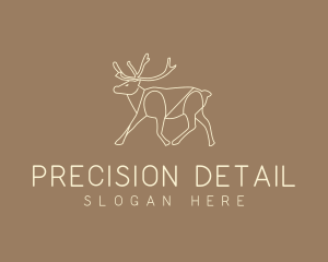 Stag Buck Wildlife logo design