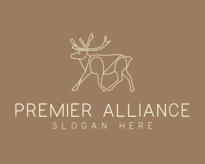 Stag Buck Wildlife logo design