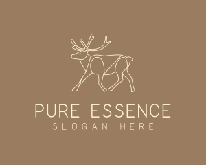 Stag Buck Wildlife logo design