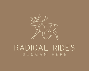 Stag Buck Wildlife logo design