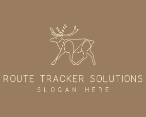 Stag Buck Wildlife logo design