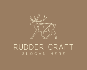 Stag Buck Wildlife logo design