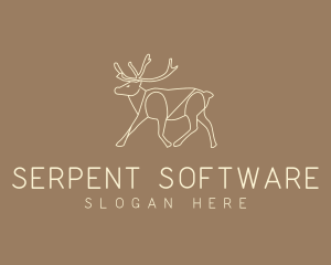 Stag Buck Wildlife logo design