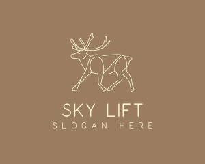 Stag Buck Wildlife logo design