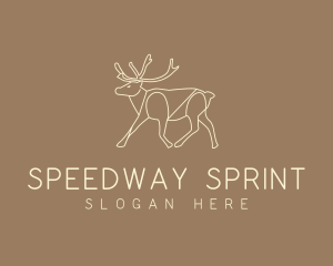 Stag Buck Wildlife logo design